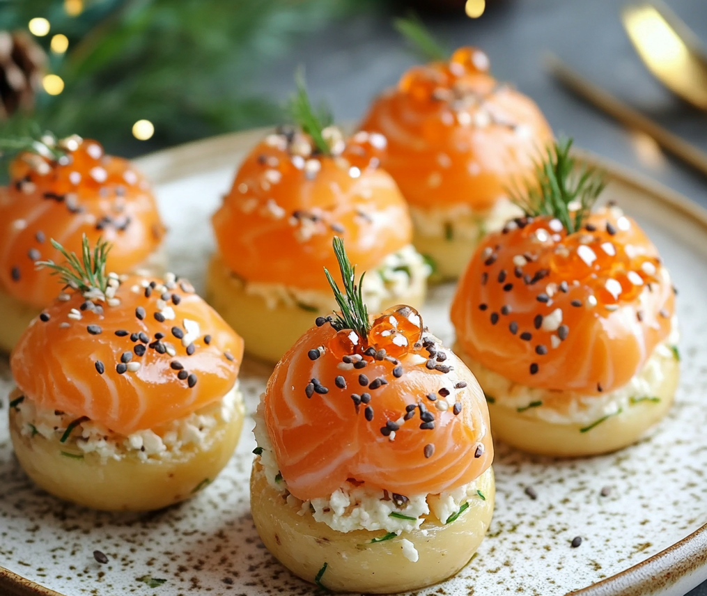 Boules de Noel au Saumon