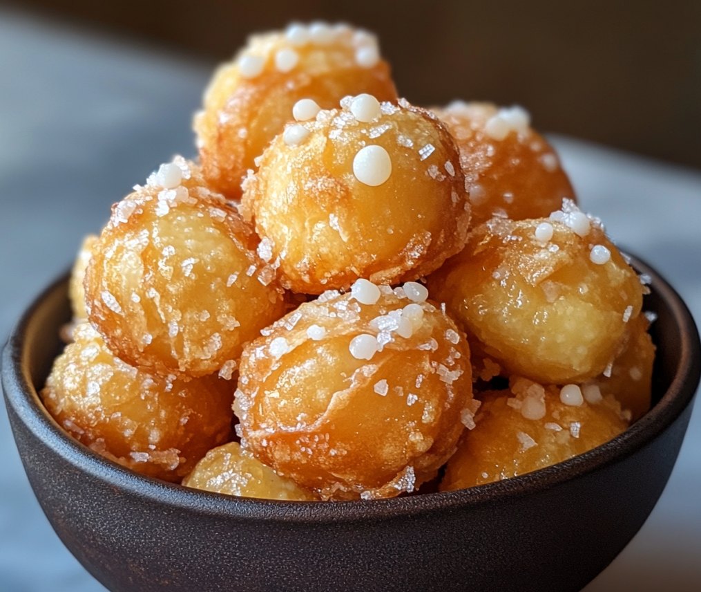 Chouquettes au sucre perle