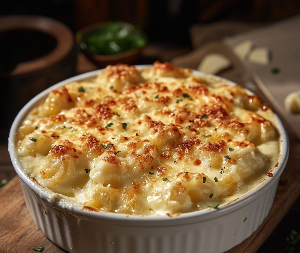 Gratin de ptes au fromage