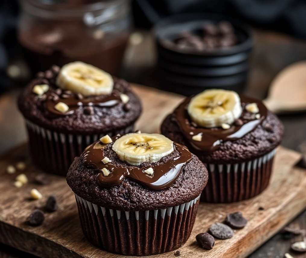 Muffins Vegan Chocolat-Banane