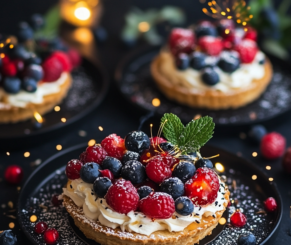 Tartelette sans gluten aux fruits rouges
