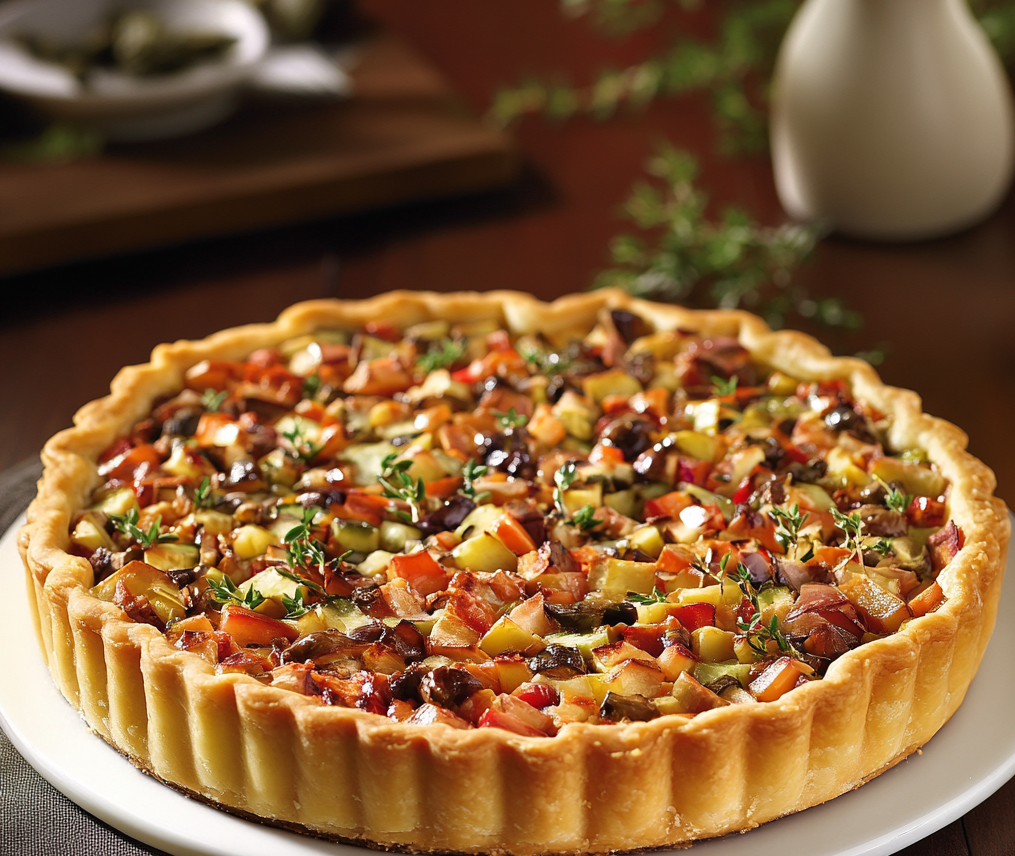 plat de Quiche aux Lgumes