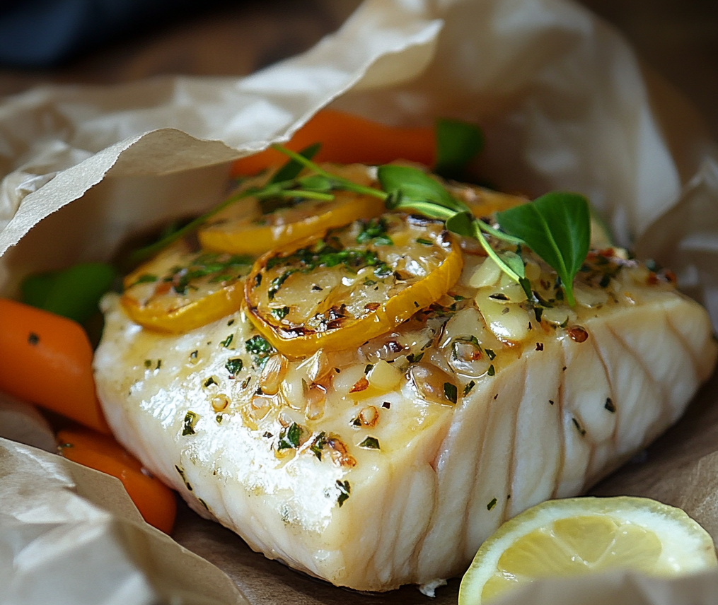 Filet de Cabillaud en Papillote